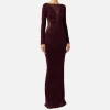 Abito red carpet in lycra flock e tulle