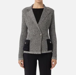 Blazer con tasche in vela tecnica