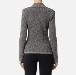 Blazer con tasche in vela tecnica