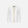 Blusa in georgette con charms collana