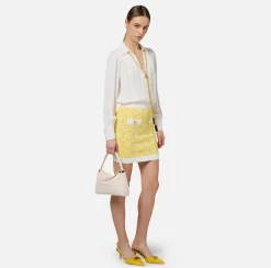 Blusa in georgette con charms collana