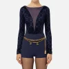 Body in lycra flock e tulle