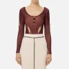 Body in misto viscosa con cut-out