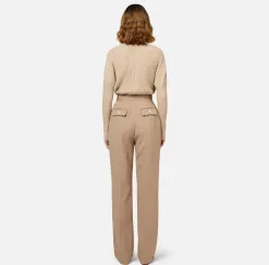 Body in viscosa e lurex a costine