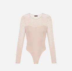 Body in viscosa motivo chevron