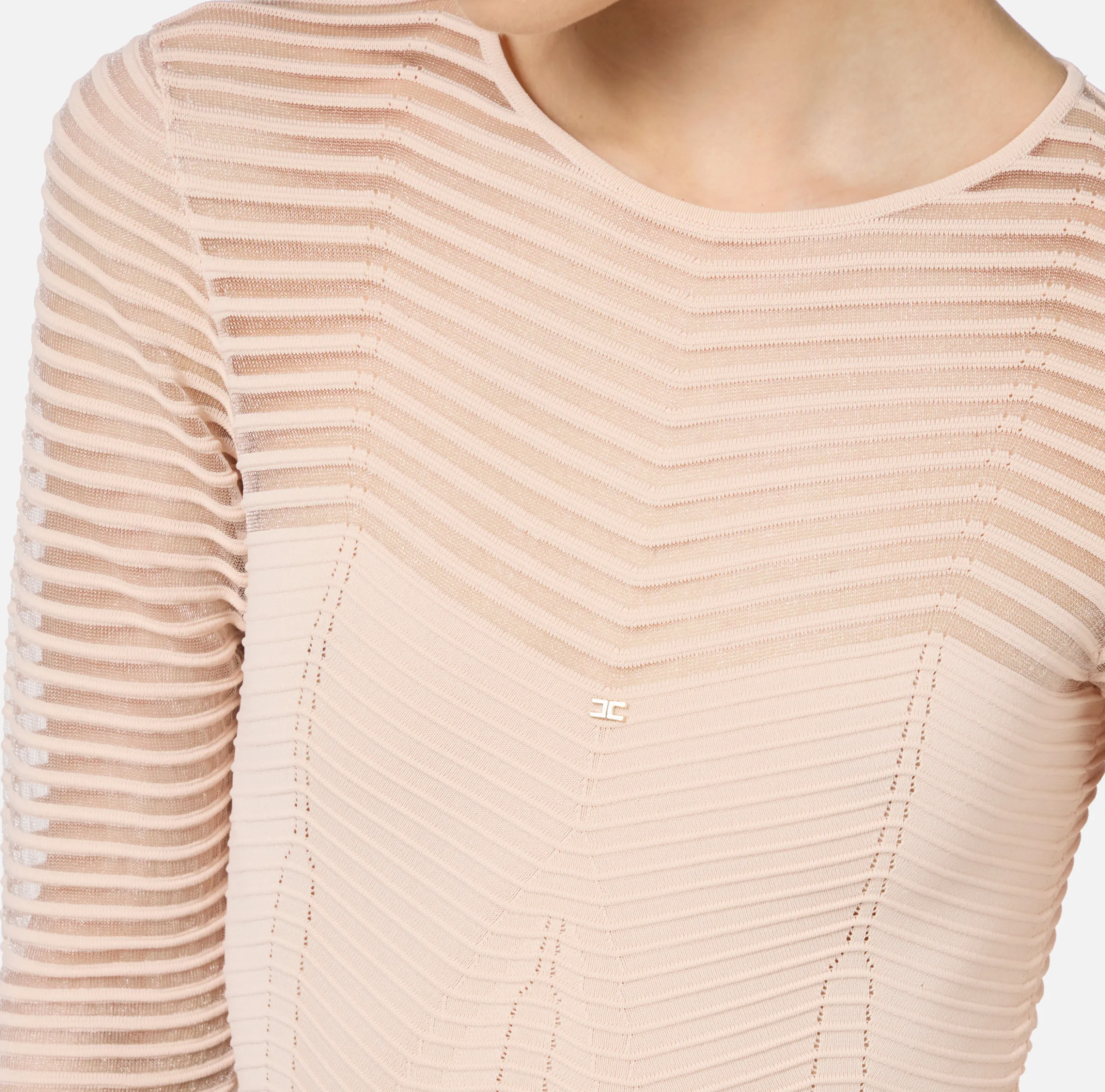 Body in viscosa motivo chevron