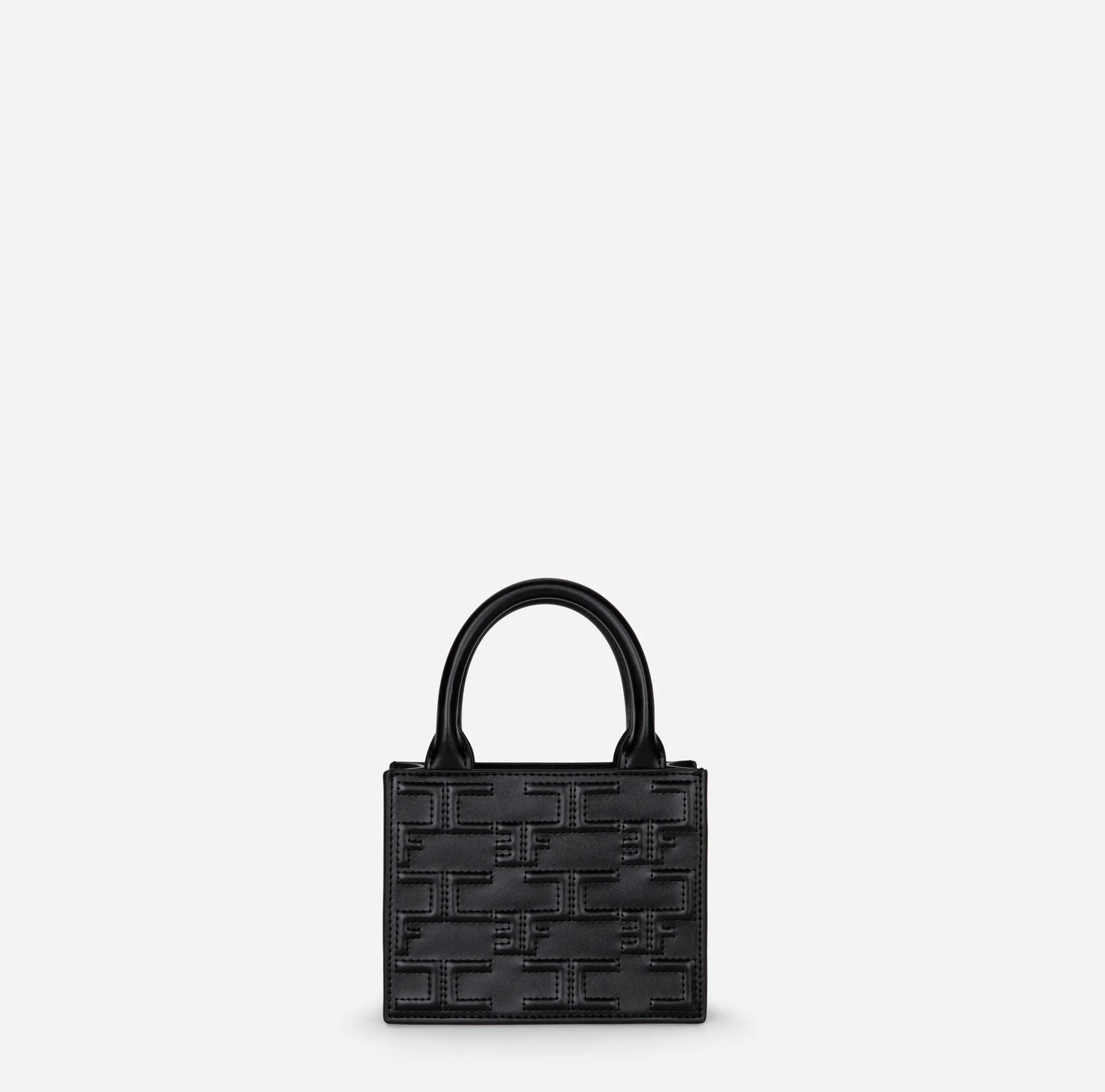 Bold Monogram Mini Shopper