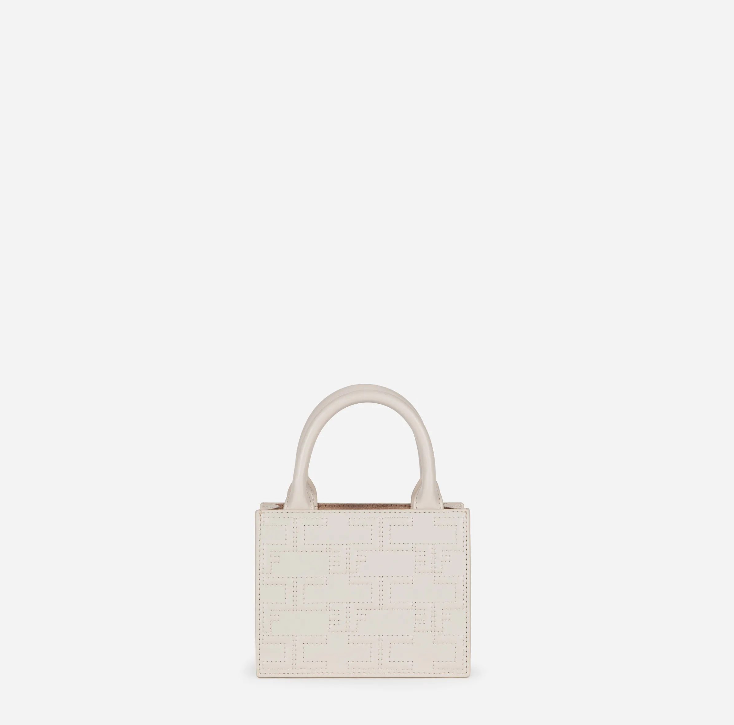 Bold Monogram Mini Shopper