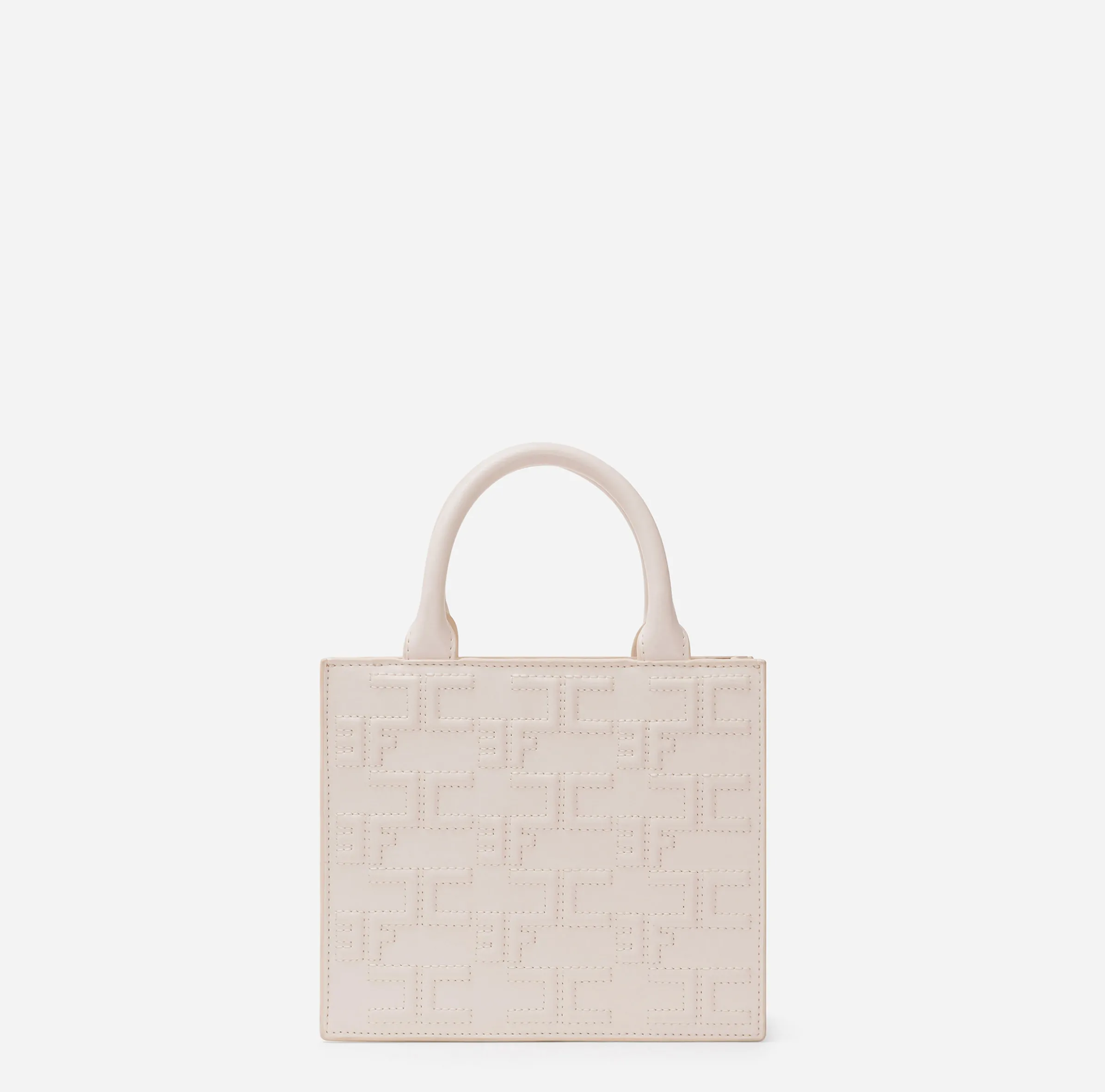 Bold Monogram Small Shopper