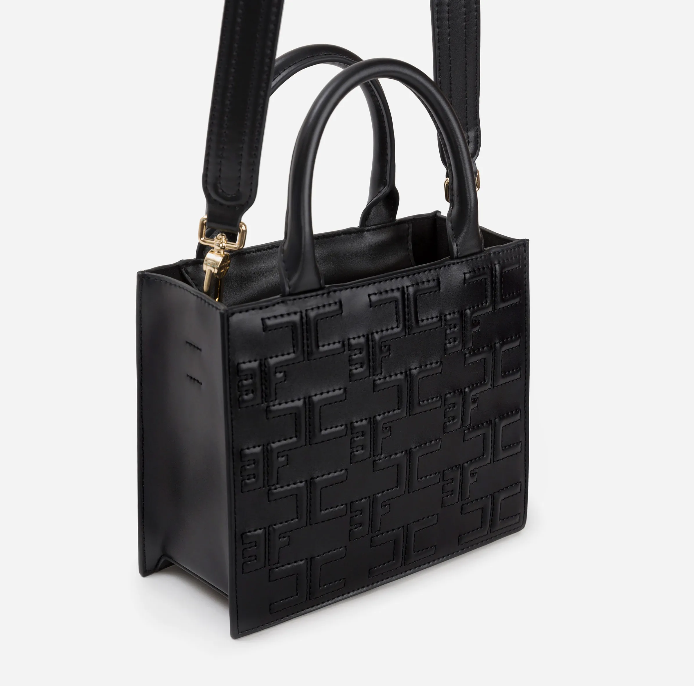 Bold Monogram Small Shopper