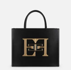 Borsa a mano media con logo