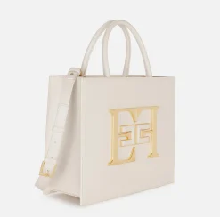 Borsa a mano media con logo