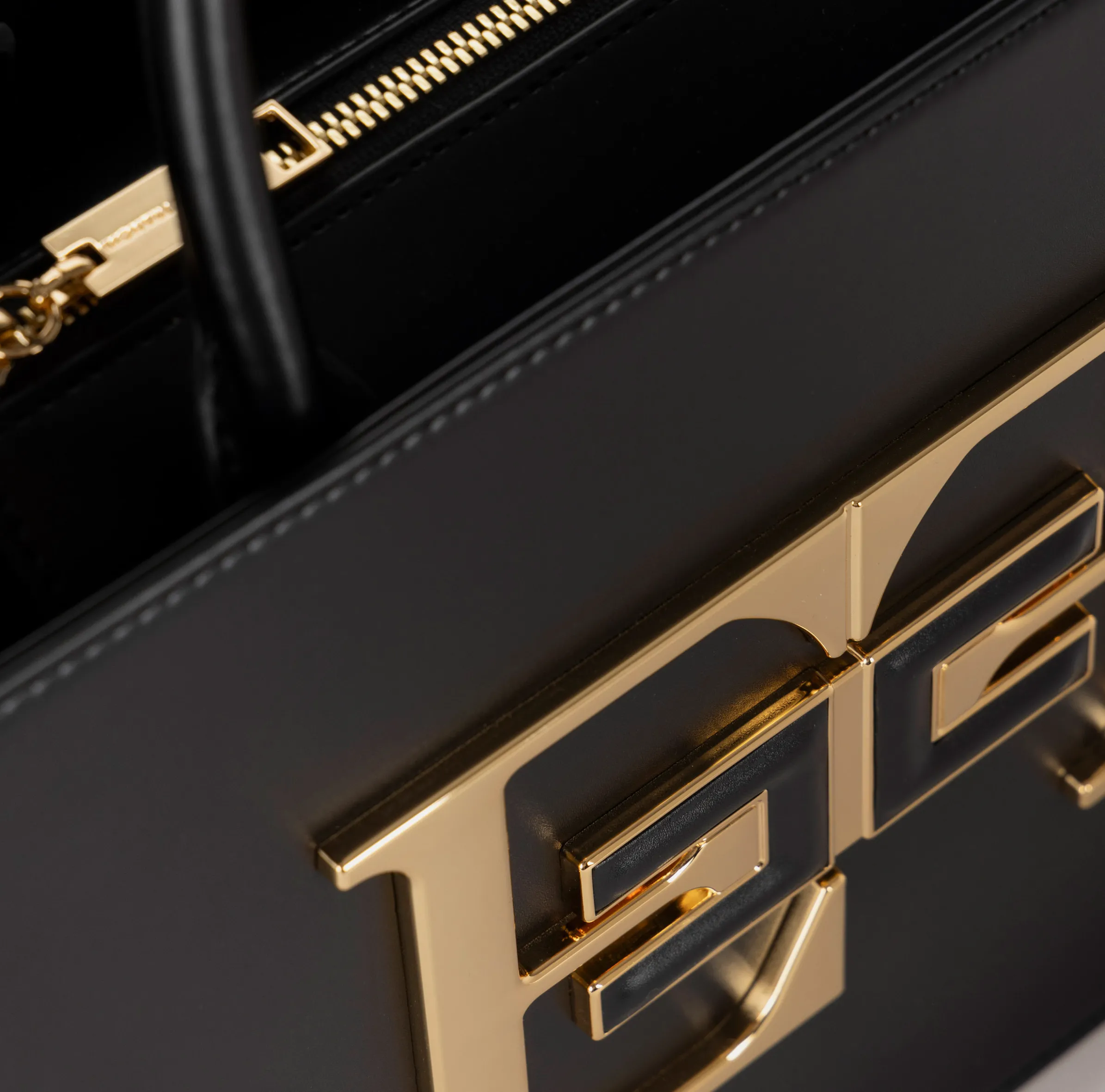Borsa a mano media con logo