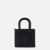 Borsa a mano piccola con logo embossed