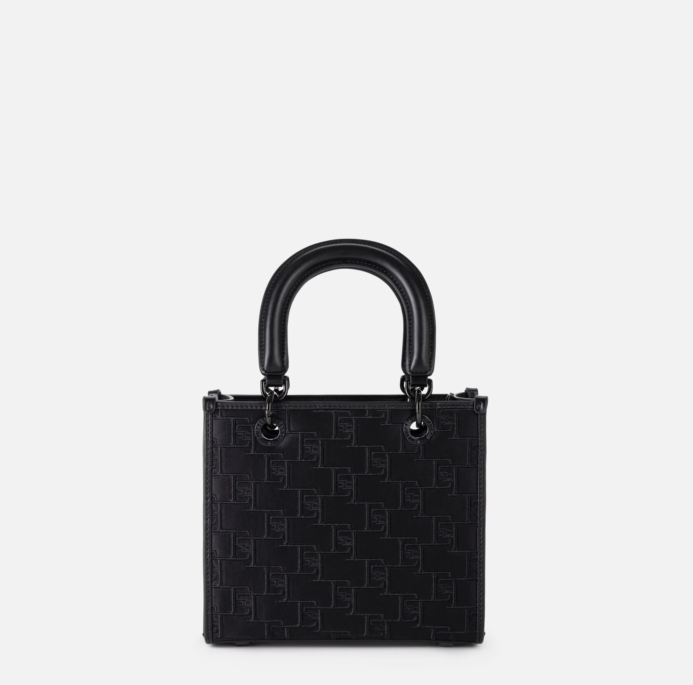 Borsa a mano piccola con logo embossed