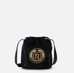 Borsa a secchiello in tessuto