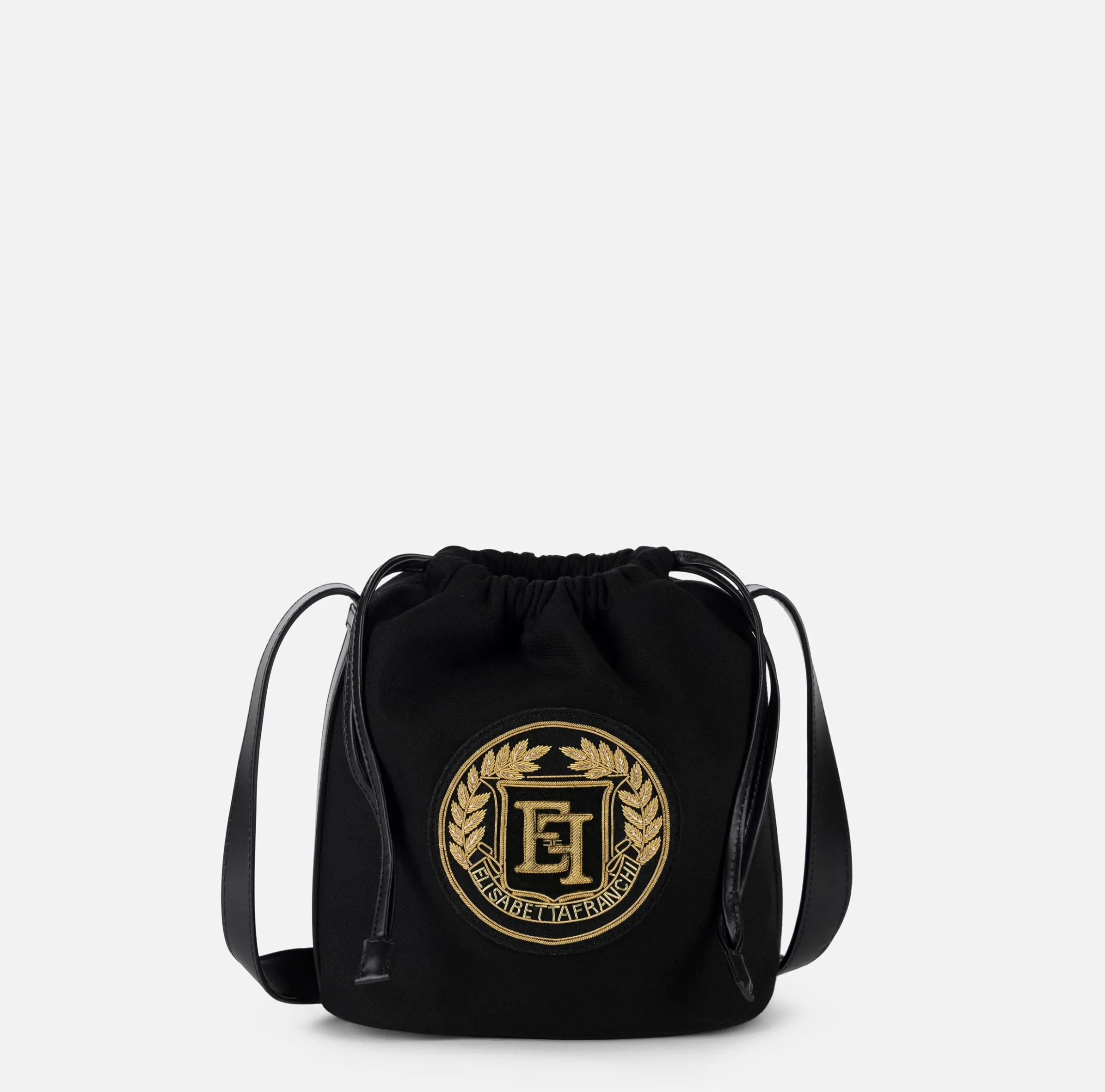 Borsa a secchiello in tessuto