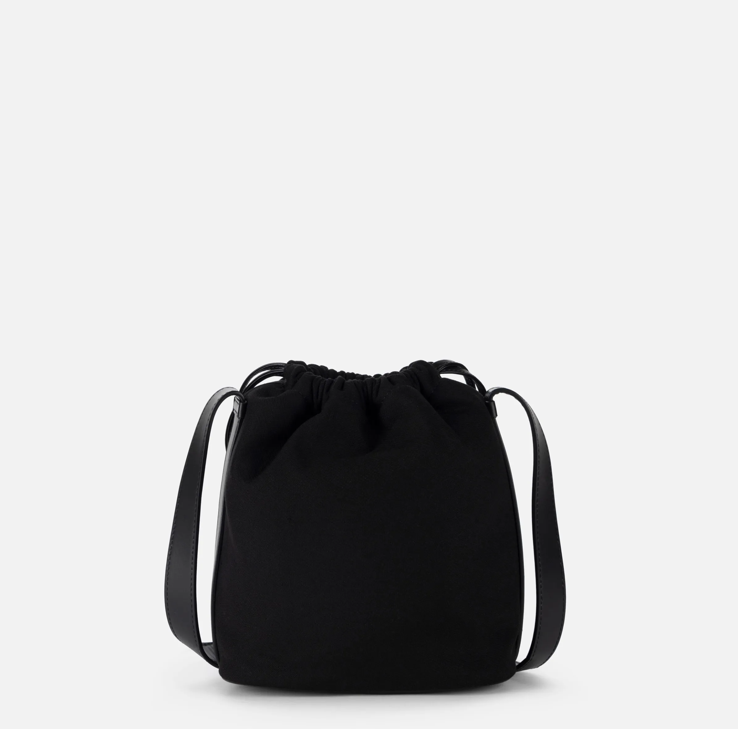 Borsa a secchiello in tessuto