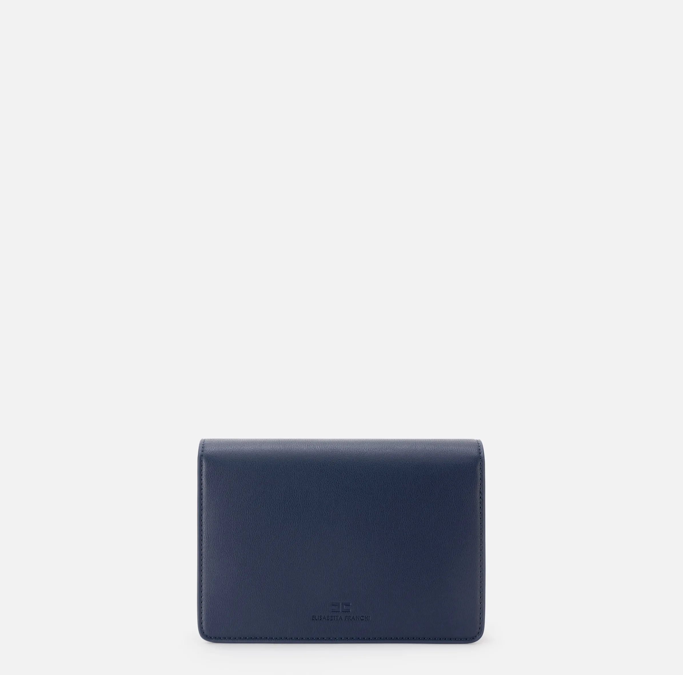 Borsa a tracolla con girello logo in metallo