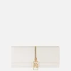 Borsa baguette in materiale effetto pelle con zip