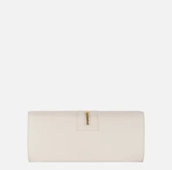 Borsa baguette in materiale effetto pelle con zip