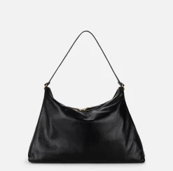 Borsa hobo in nappa lucida