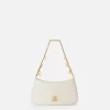Borsa hobo in tessuto con tracolla charms