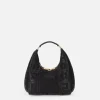 Borsa hobo in tessuto jacquard