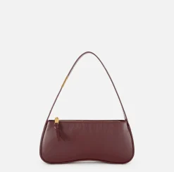 Borsa hobo media in nappa lucida