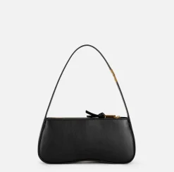 Borsa hobo media in nappa lucida