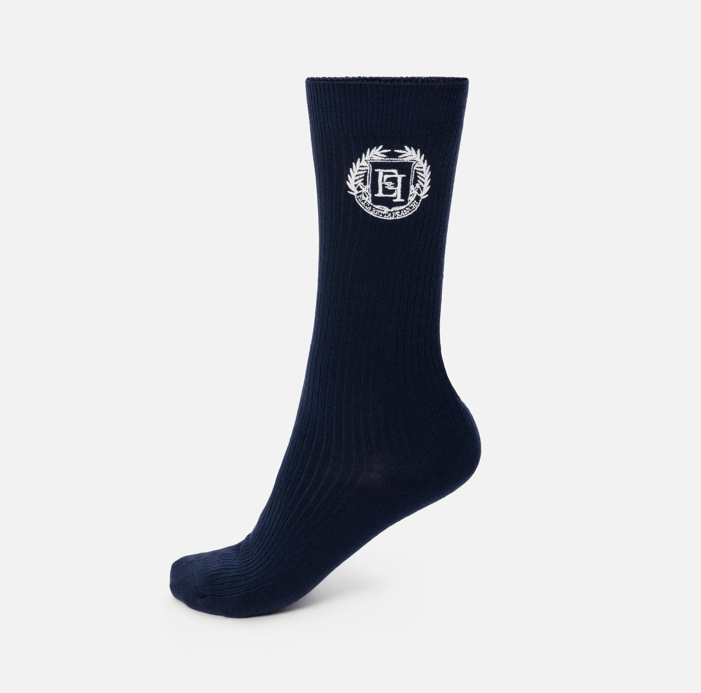 Calzini in cashmere con ricamo logo