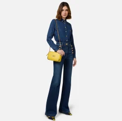 Camicia in denim con taschino