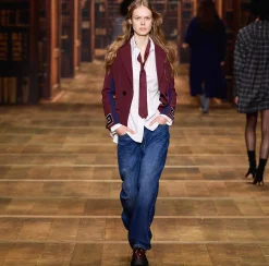 Camicia in popeline jacquard a righe con gemelli