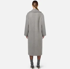 Cappotto doppiopetto over in cotone