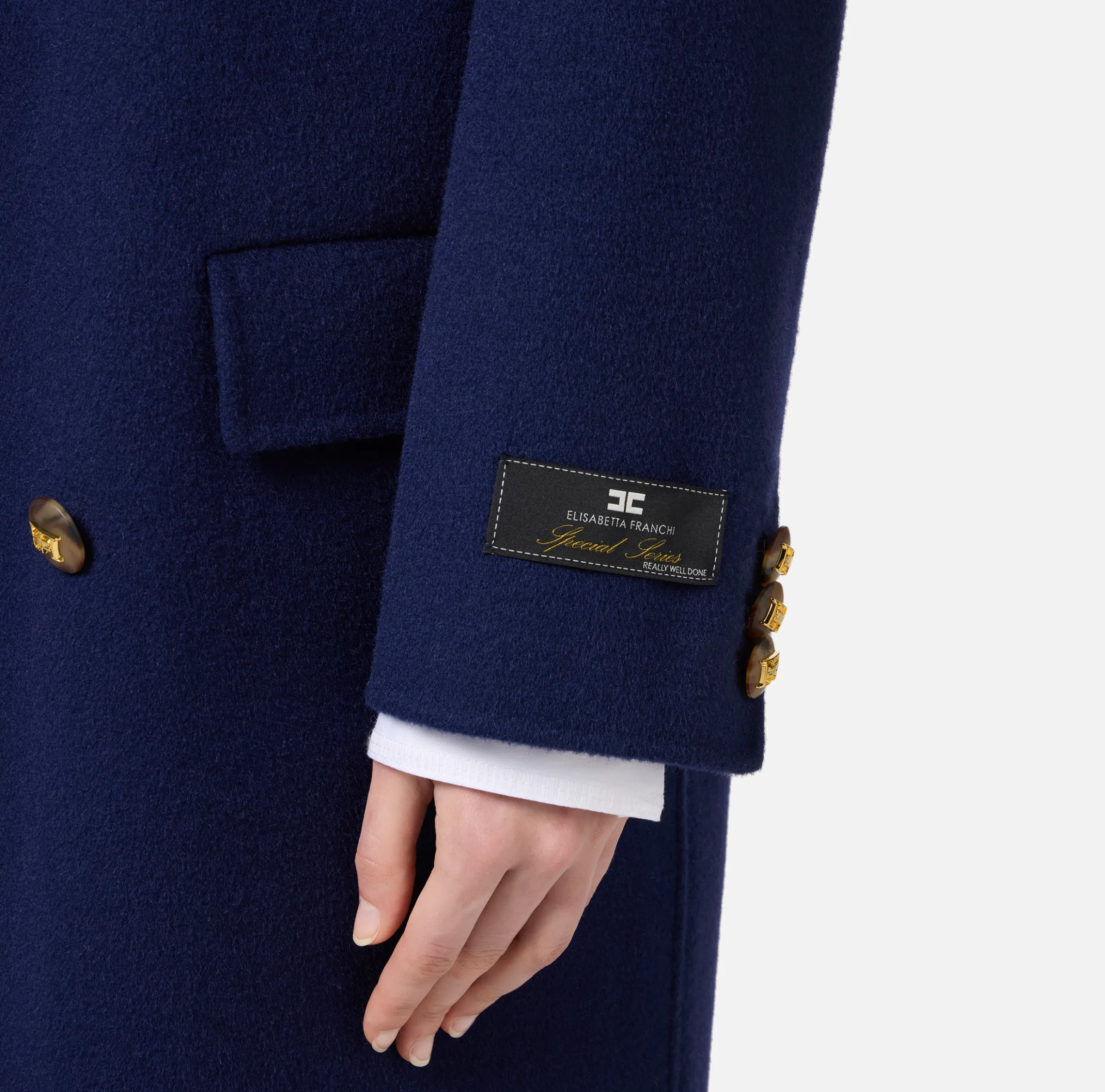 Cappotto over in lana