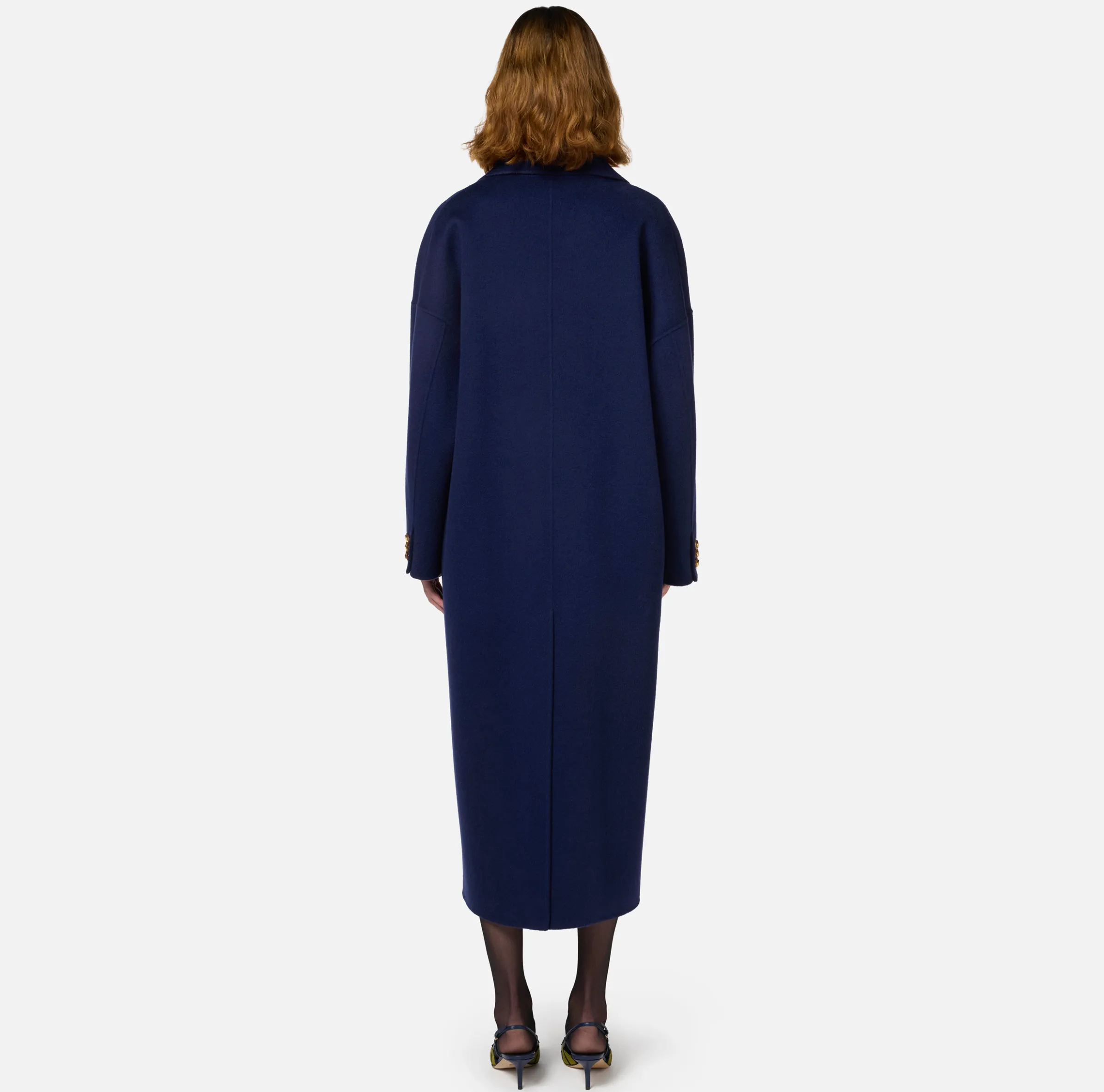 Cappotto over in lana