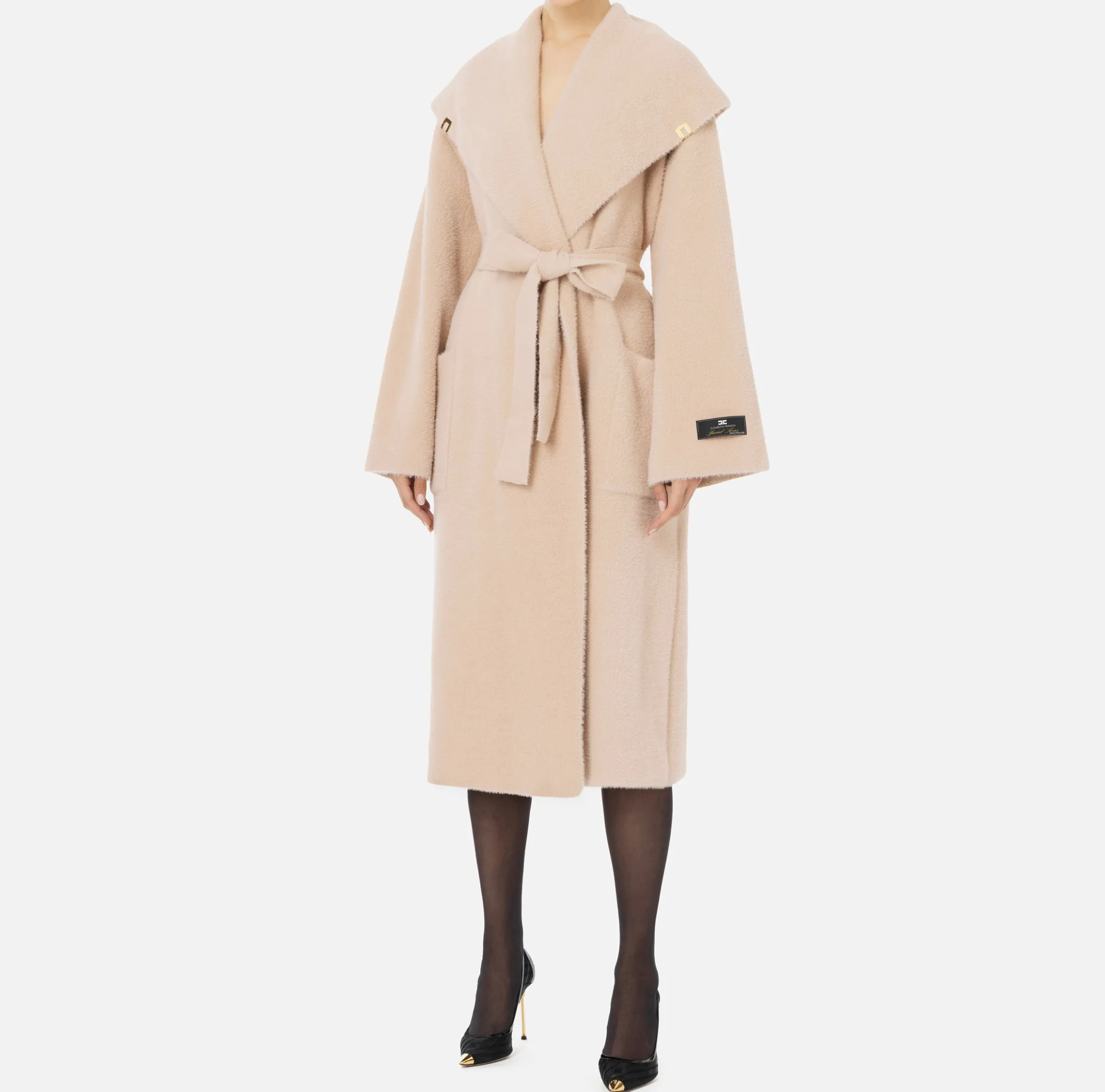 Cappotto vestaglia in maglia