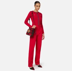 Cardigan in misto viscosa con punto resca