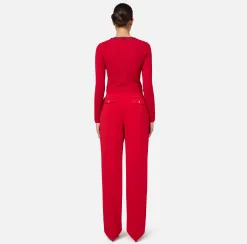 Cardigan in misto viscosa con punto resca