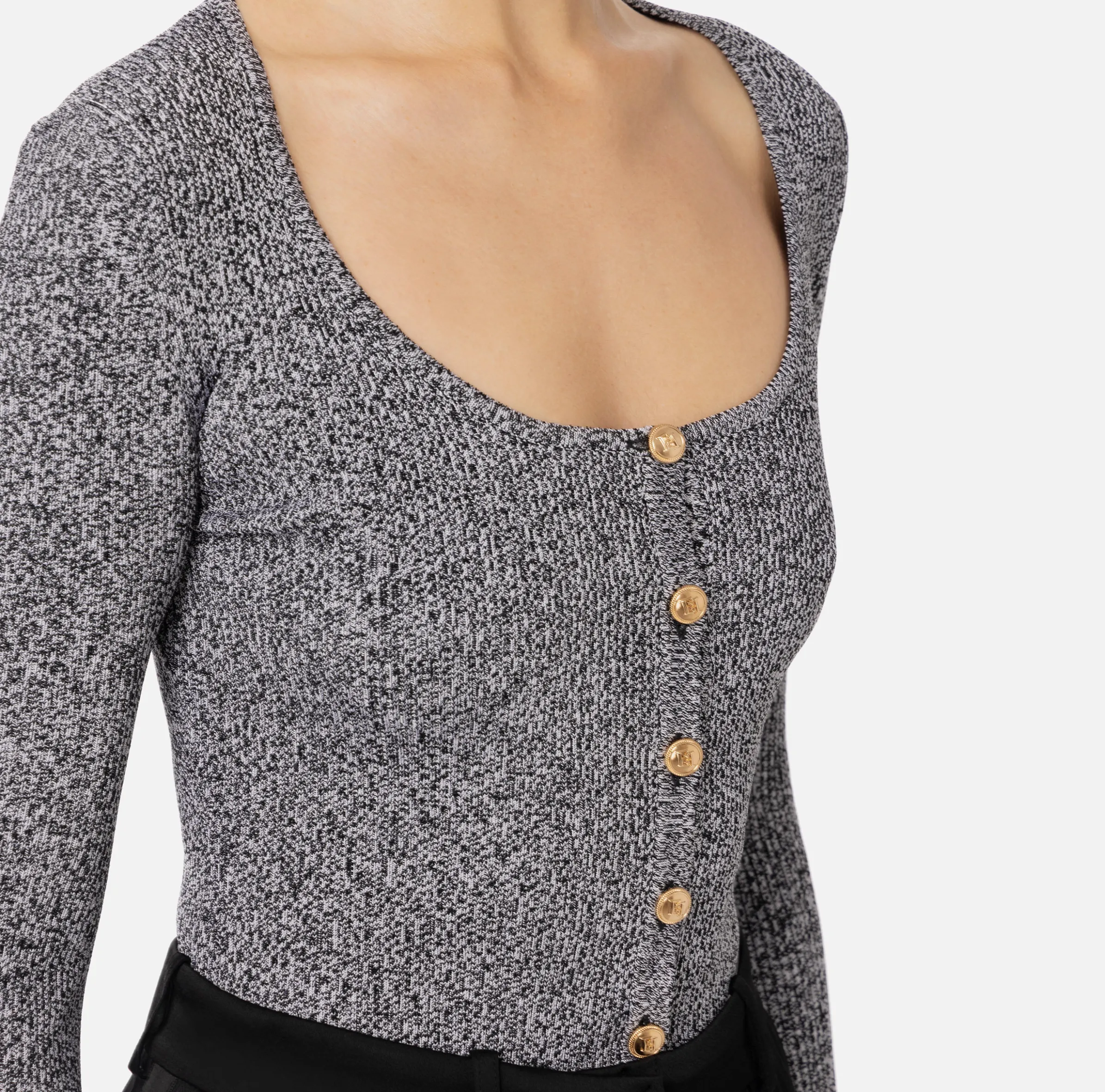 Cardigan in viscosa effetto plissé