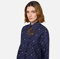 Collana Girocollo Con Doppio Filo Di Catena