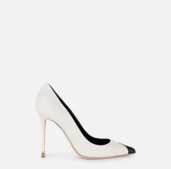 Décolleté in nappa con puntalino Étoile