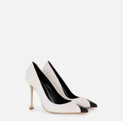 Décolleté in nappa con puntalino Étoile