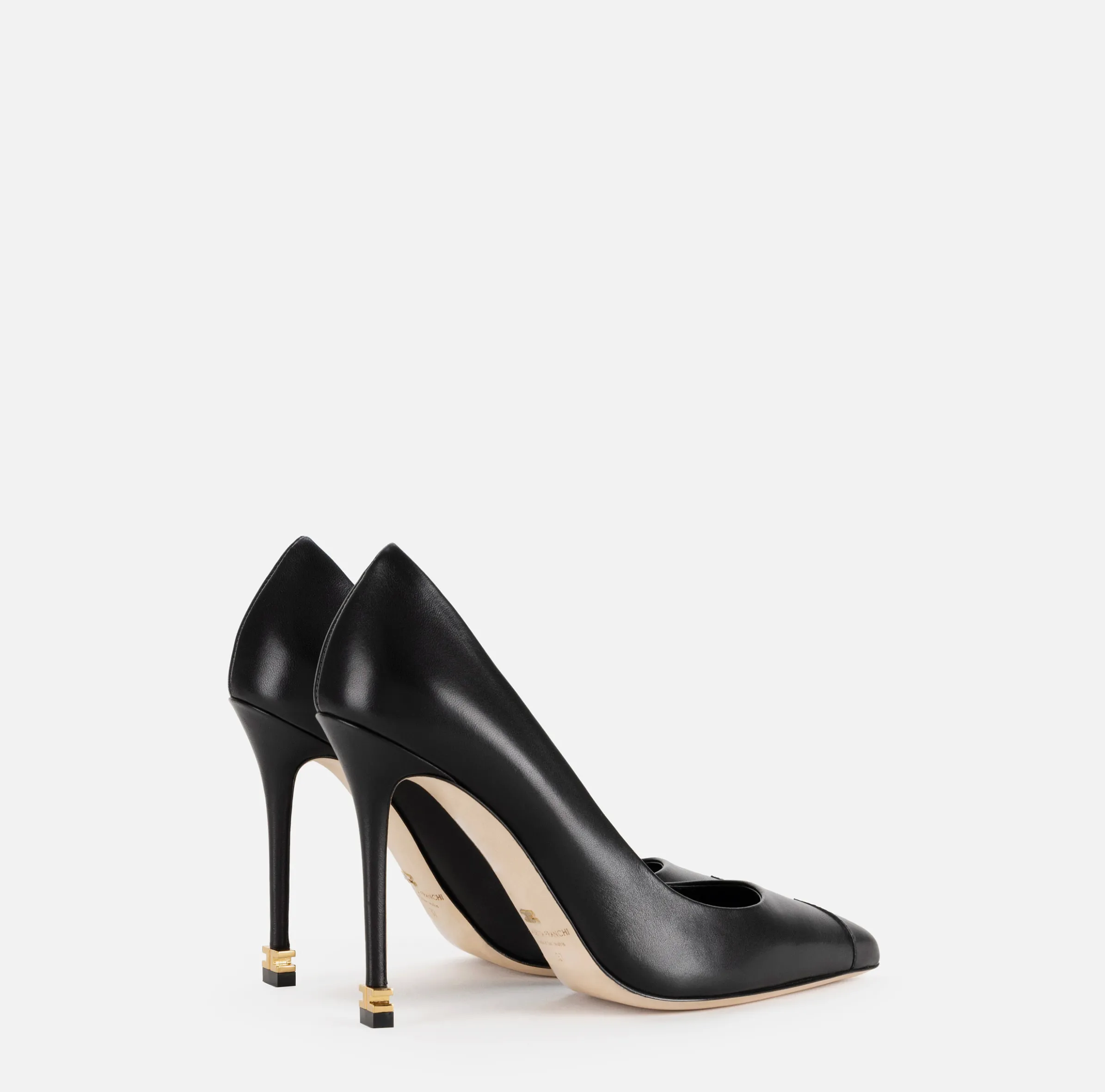 Décolleté in nappa con puntalino Étoile