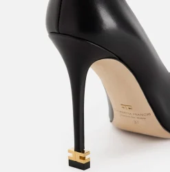 Décolleté in nappa con puntalino Étoile