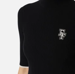 Dolcevita in viscosa con logo college