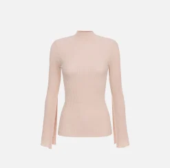 Dolcevita in viscosa e lurex a costine