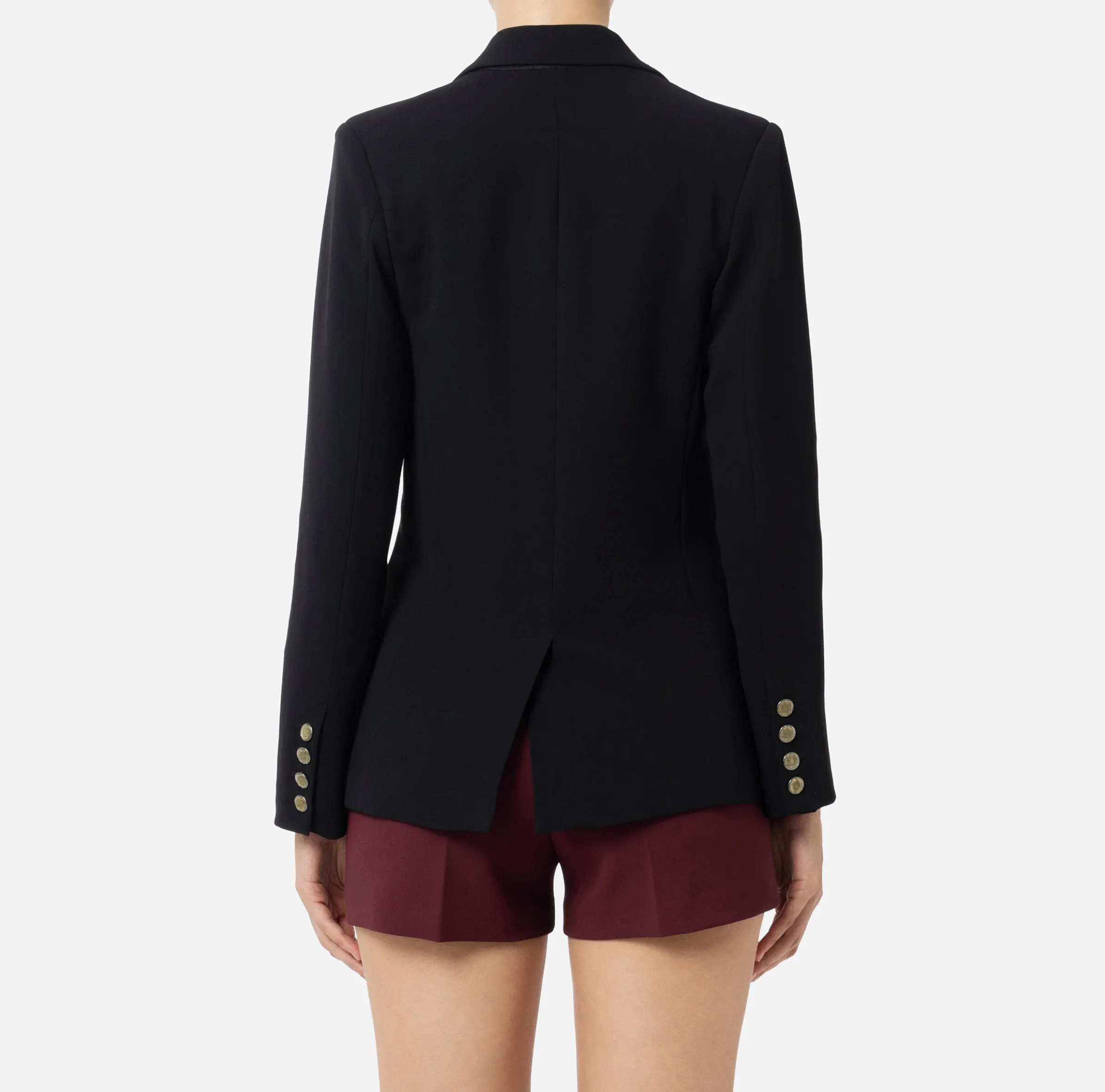 Giacca in crêpe con patch
