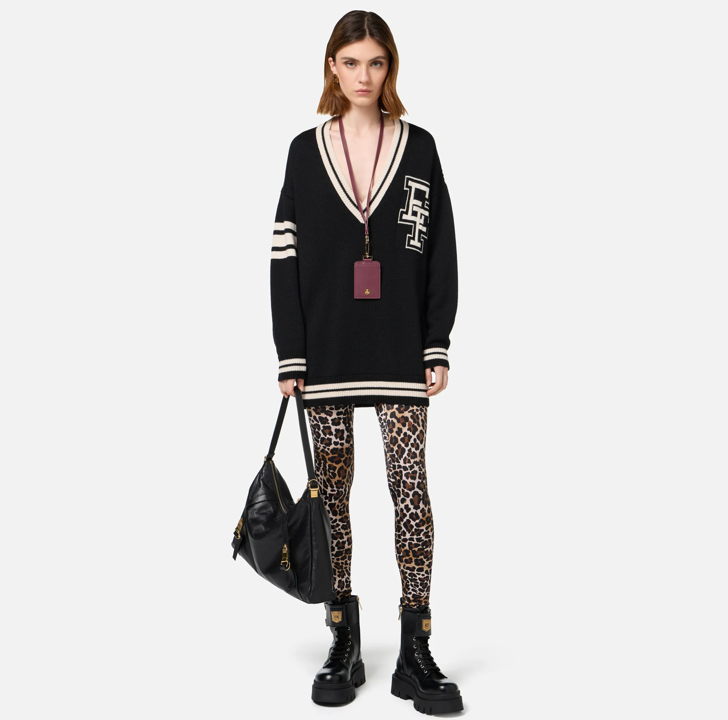 Leggings in lycra animalier