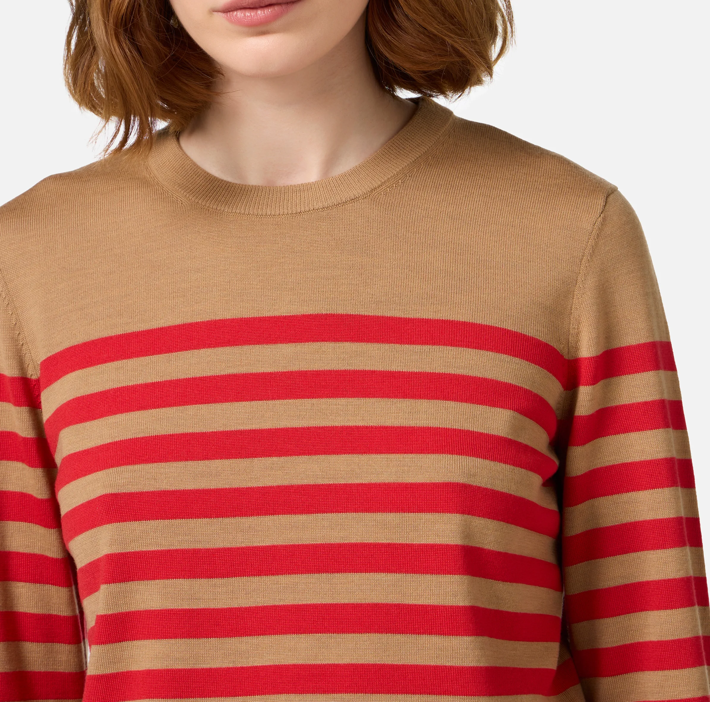 Maglia in lana a righe